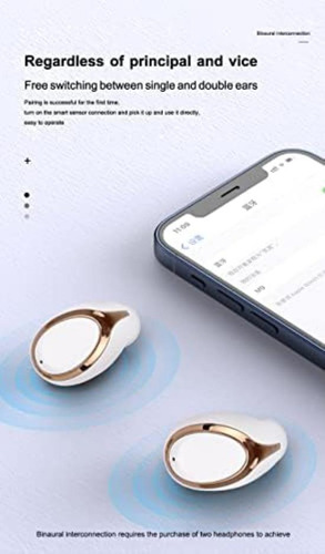 Auricular Bluetooth Aiyiben, Mini Invisible Y Discreto