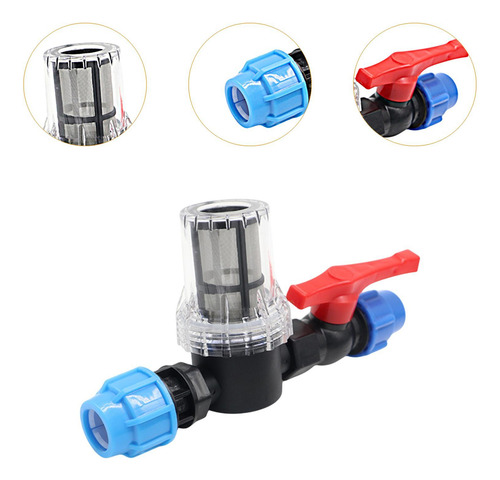 Válvulas De Filtro Adaptador Drip Válvula De 2cm 80mesh