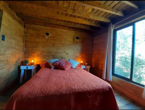 Cabaña En Alquiler Villa Serrana, Piscina Climatizada, Estufa A Leña, Wifi