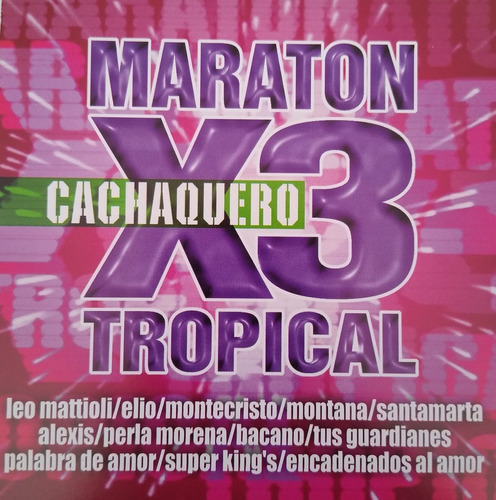 Maratón Tropical  Cd 100% Nuevo  12 Éxitos Cachaquero 