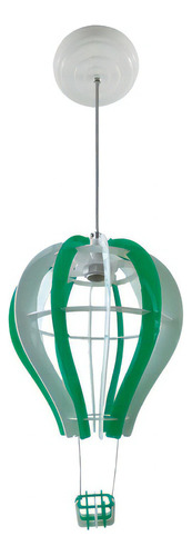 Lustre Pendente Balão Verde Quarto Infantil / Bebê