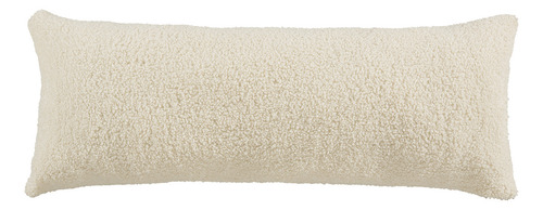 Funda De Almohada King Size Textura Bucle Beige Tipo Borrega Marca Vianney