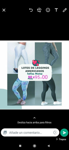 Imagen 2 de 2 de Se Vende Leggins Americano