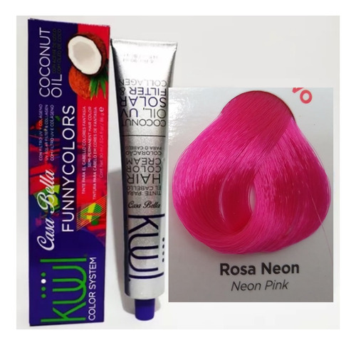 Kuul Tinte Fantasia Color Rosa Neon Funny Colors 90g