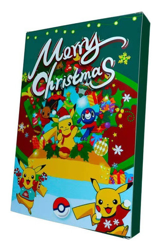 Calendario De Navidad Y Adviento De Pokémon, 24 Piezas, Figu