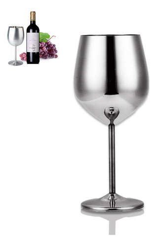 Copas De Vino Tinto De Acero Inoxidable De 500 Ml, Bebida De