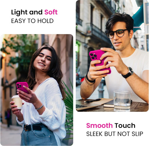 Funda De Teléfono Moderna De Silicona De Colores Brillantes A Prueba De Golpes Para iPhone 16 Pro Max 15 14 13 12 11 Series