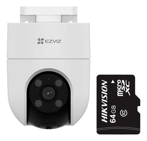 Cámara De Seguridad Ezviz 2mp + Memoria Micro Sd