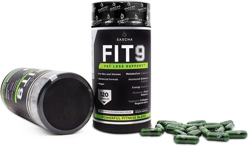 Imagen 4 de 6 de Fit 9 Sascha Fitness Soporte Para Perdida De Grasa 120 Caps