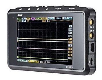 Osciloscopio Portátil Digital De 4 Canales 72msa/s De 8mhz.