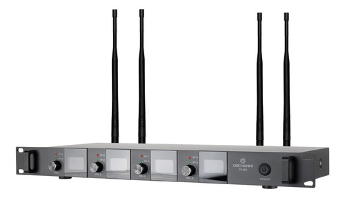 Microfonos Gc Tk400 Inalambricos 4 Canales Sistema Mano Uhf