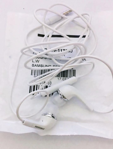 Headset Geral Blanco con micrófono para Galaxy A5/A7 2017