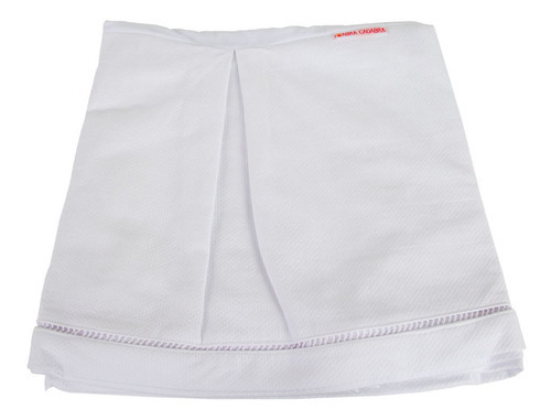 Veste Para Berço Piquet Branco - 2 Lados