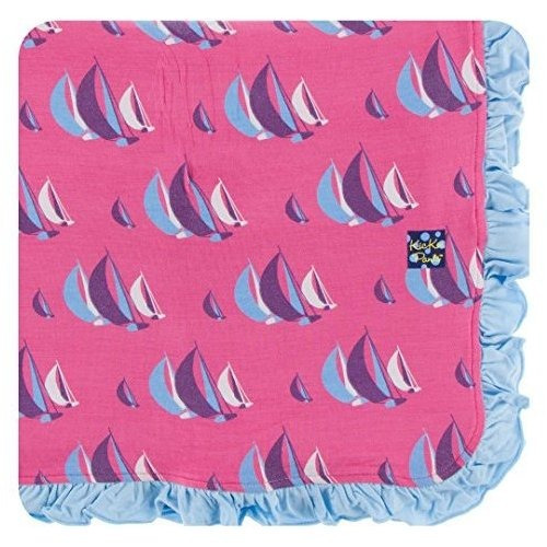 Kickee Pantalones Little Girls Imprimir Ruffle Bebé Manta, T