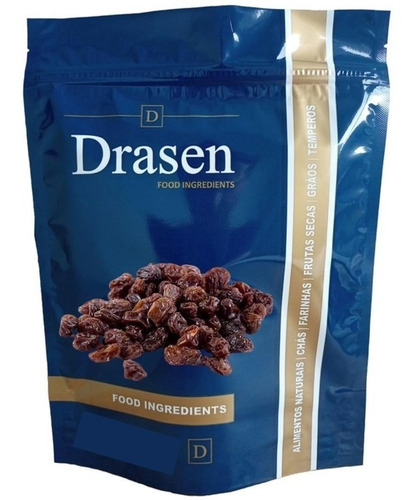 1kg Uva Passa Preta Sem Semente | Drasen