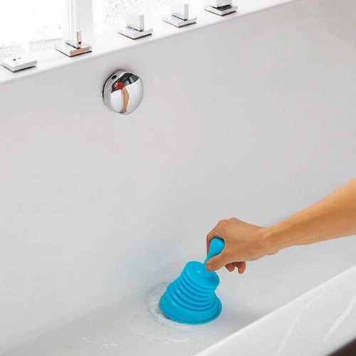 Imagen 10 de 10 de Sopapa Bacha Cocina Destapa Pileta Bañera Con Fuelle Succión