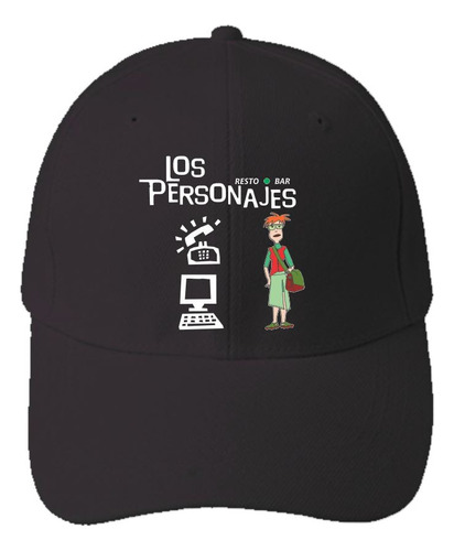 50 Gorros / Gorras 6 Gajos Gabardina Impresos Con Publicidad