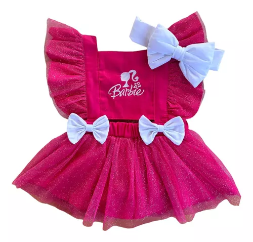 Romper Barbie 1 Ano | Roupa Infantil para Bebê Barbie Usado 86165636 |  enjoei