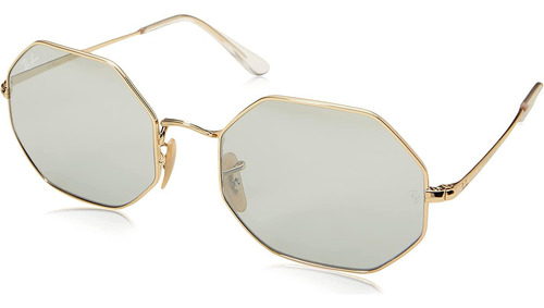 Ray-ban Rb1972 001/w3 Octagon Plata Espejo Transparente