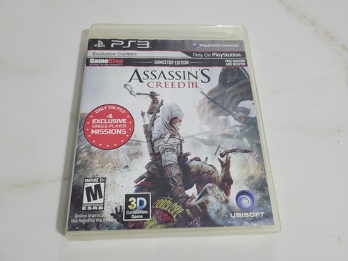 Assassins Creed 3 Midia Fisica Ps3