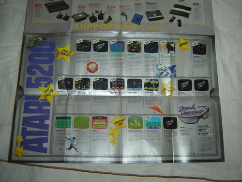 Imagen 7 de 9 de Catalogo Folleto Juegos Atari 2600 Original En Ingles Warner