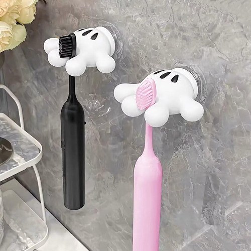 A, Soporte Para Cepillos Dientes, 4 Piezas, Gancho Multifunc