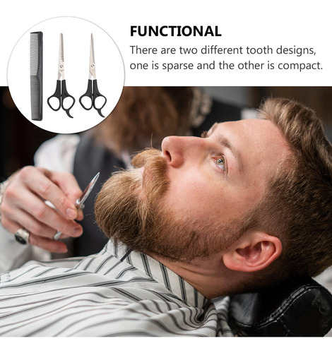 Set De Corte De Pelo Profesional Para Barbero, Tijeras Y Ade