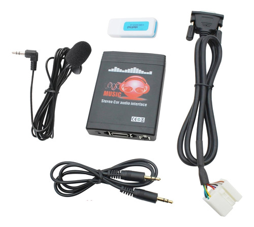 Kit De Coche Bluetooth  Yomikoo Car Aux Usb Estereo Recepto