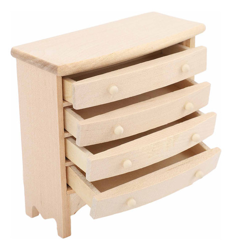 Cajonera Dollhouse En Miniatura Con Varios Cajones A Escala