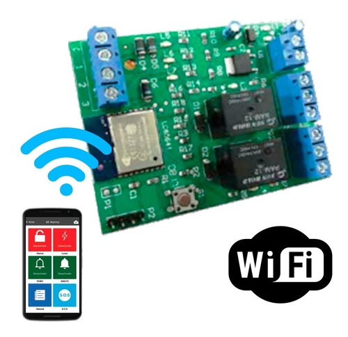 Imagen 2 de 6 de Comunicador Wifi Intercell Cloud Todas Alarma Domiciliaria
