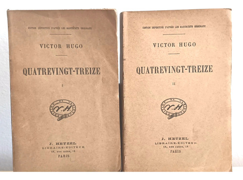 Quatrevingt-treize Victor Hugo - Hetzel Circa 1900 