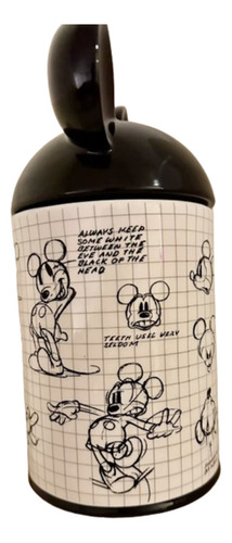 Pote De Biscoito Disney Mickey Mouse Preto E Branco