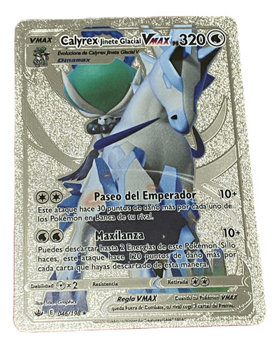 Juego De Carta Pokemon Plateada Colección Calyrex Jinete