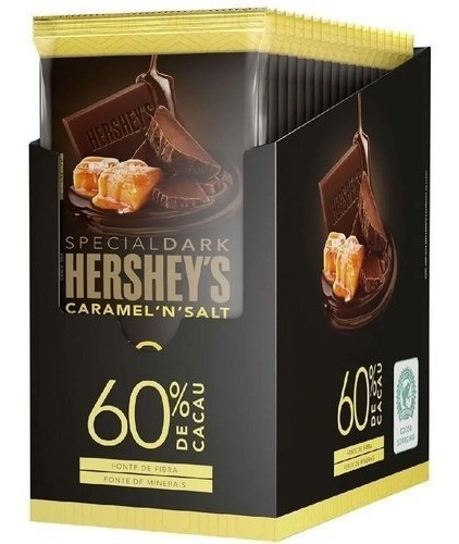 Chocolate Hersheys Special Dark 60% 85g C/12 Caramelo