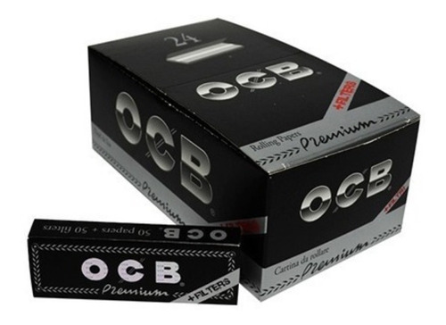 Papel Ocb Premium 1 1/4 Caja X 24 Libritos + Filtros