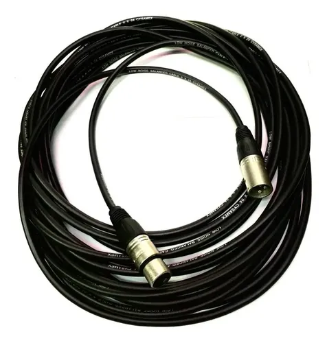 Cable Para Microfono Xlr De 6 Metros Balanceado | MercadoLibre