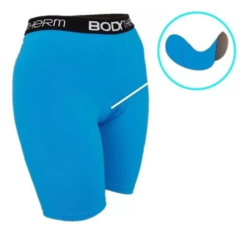 Calza Corta Ciclista Body Therm Con Badana Hombre Mujer Bici