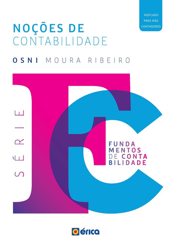 Noções de Contabilidade, de Ribeiro, Osni Moura. Editora Saraiva Educação S. A., capa mole em português, 2019