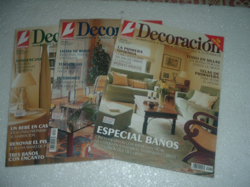 Revistas De Decoración (tres)