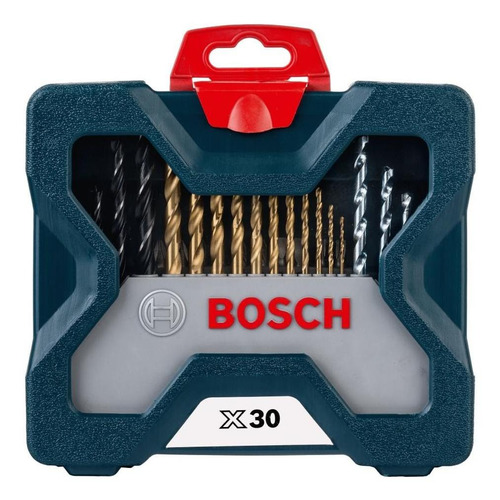 Jogo De Brocas E Bits Em Titânio Com 30 Peças X-line - Bosch