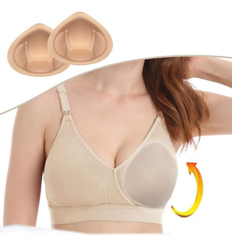 Almohadillas De Esponja Push Up Deporte Acolchado L