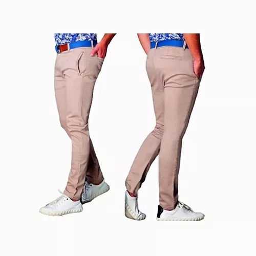 Pantalón Hombre Drill Caqui Liviano Slim