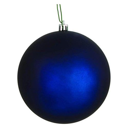 5701423  Ornamento De Árbol De Navidad Mate Azul Media...