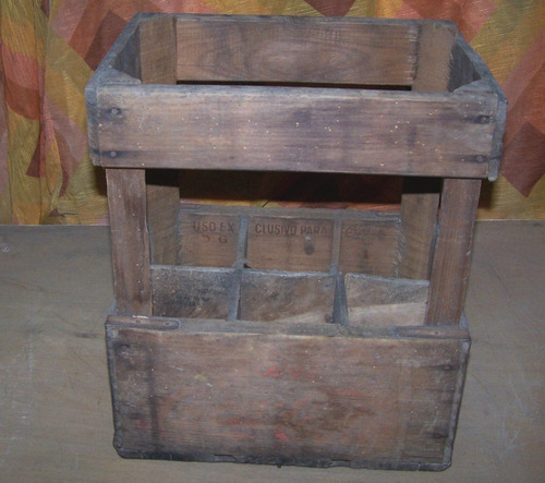 Cajon Madera Cocacola Botellas Fanta (Usado)