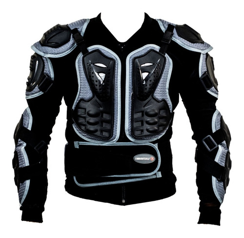 Peto Integral Para Moto Immortale Negro/ Gris