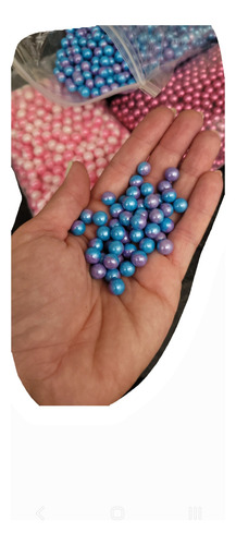 Granas Redondas Medianas De Colores Brillante 20 Gr