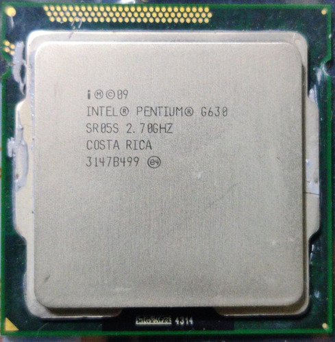 Procesador Intel Pentium G630 2.70ghz Socket 1155