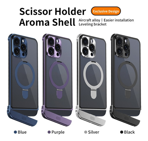 Funda Creativa Con Estructura De Tijeras Para iPhone 5/14/13