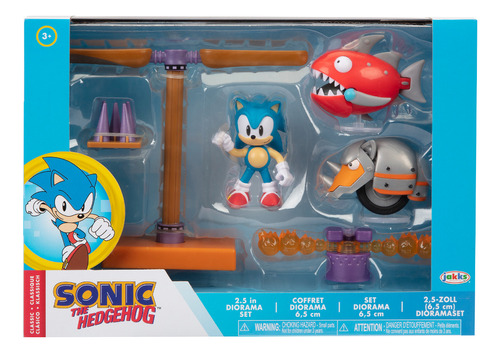 Sonic Playset 40489 The Hedgehog 35cm Juego Bateria Voladora