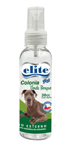 Colonia Perro Verde Bosque Elite 30 Ml (9 Unidades)